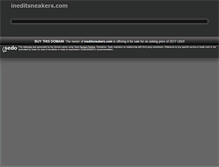 Tablet Screenshot of ineditsneakers.com